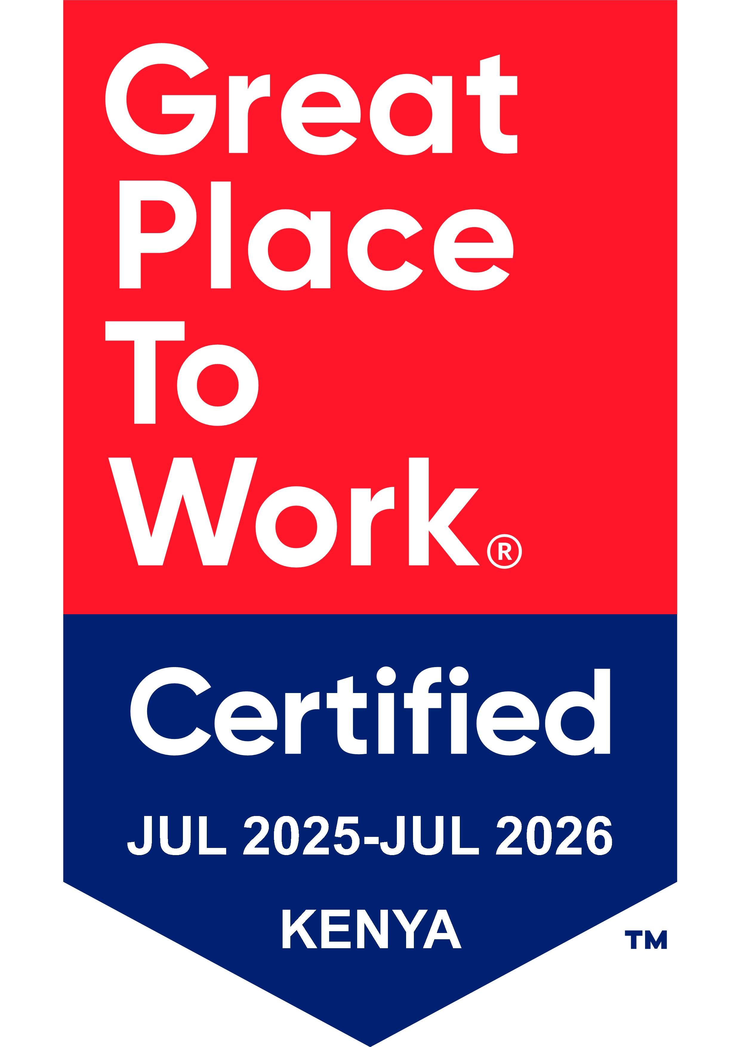 Great Place To Work Certification™ 2025